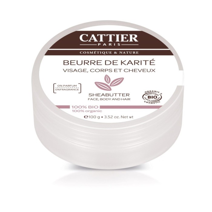 Beurre de Karité Pur 100% Bio - Cattier